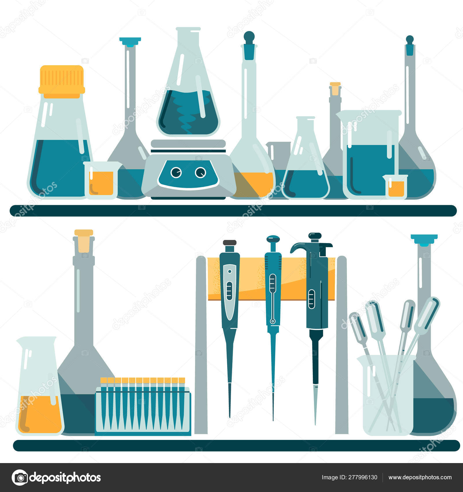 Measuring Pipette Laboratory Apparatus