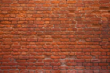 eski kırmızı tuğla duvar. 