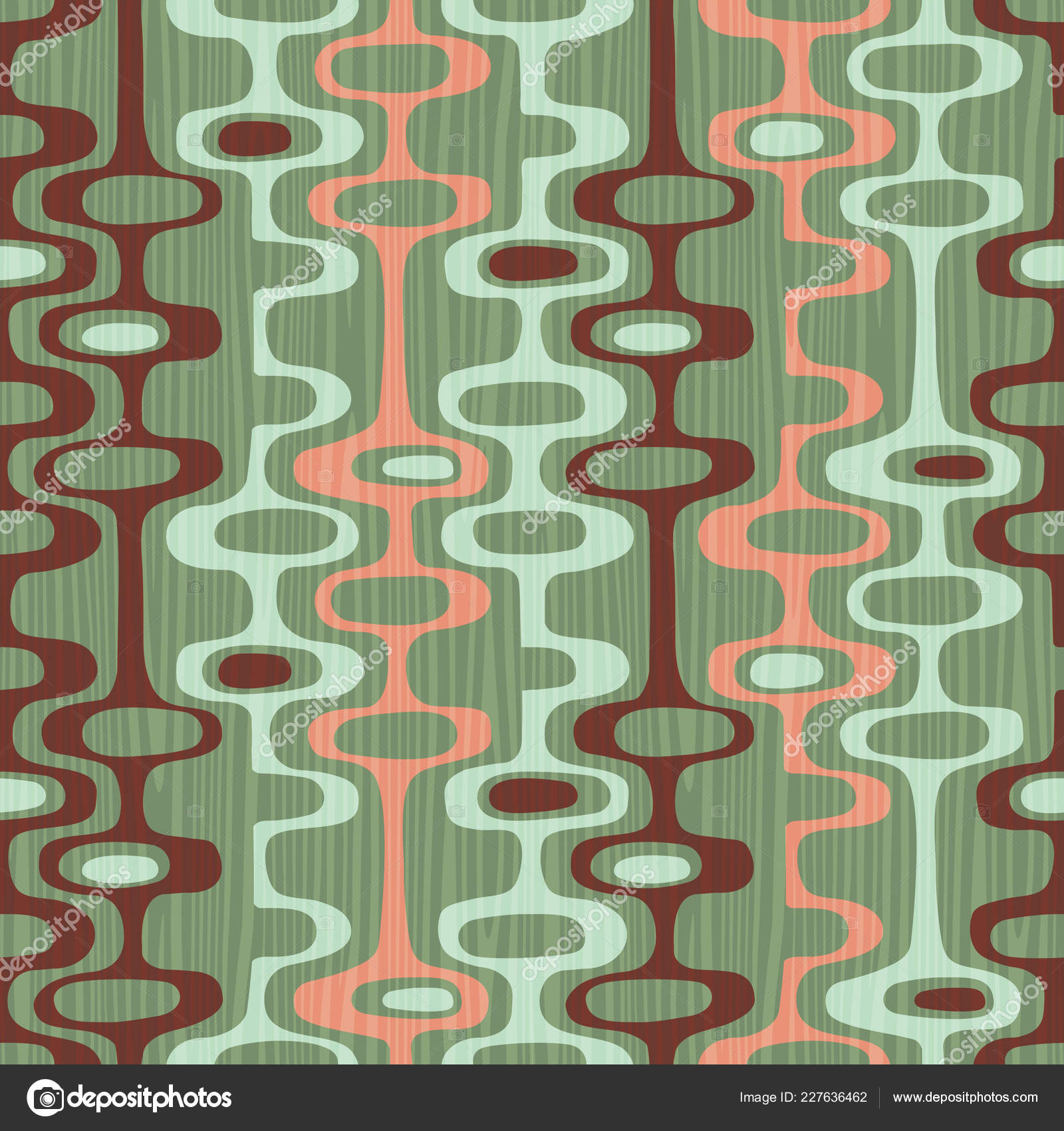 mid century modern fabric patterns