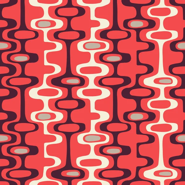 Seamless abstract mid century modern pattern for backgrounds, fabric