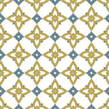 geometrik süsleme biçiminde kusursuz vektör deseni