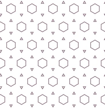 Dikişsiz geometrik süs vektör deseni. Soyut arka plan