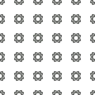 Dikişsiz geometrik süs vektör deseni. Soyut arka plan