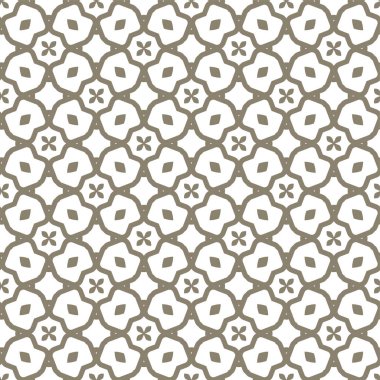 Dikişsiz geometrik süs vektör deseni. Soyut arka plan