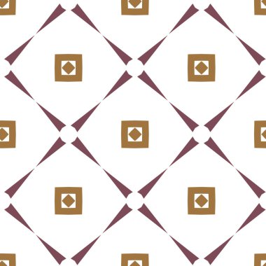 Geometrik süslemeli vektör deseni. Kusursuz tasarım dokusu.