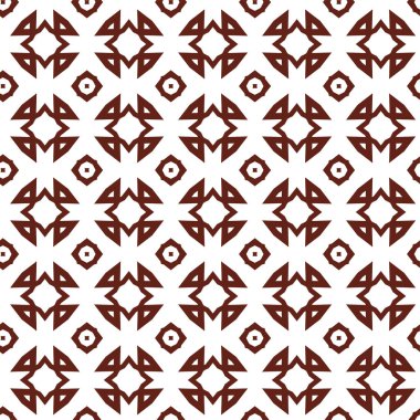 Kusursuz Vektör Deseni. Geometrik Süsleme Biçiminde Arkaplan DokusuName.