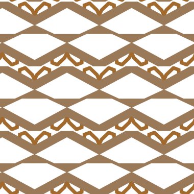 geometrik süsleme biçiminde kusursuz vektör deseni