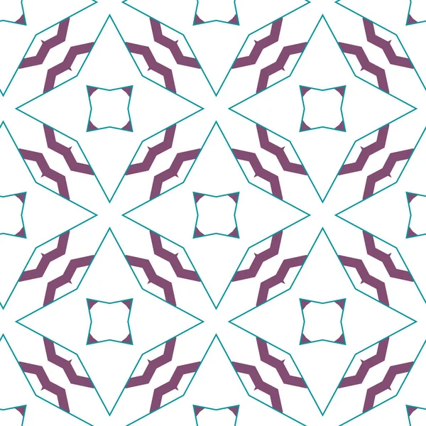 Patrón de vector ornamental geométrico sin costuras. Fondo abstracto — Archivo Imágenes Vectoriales