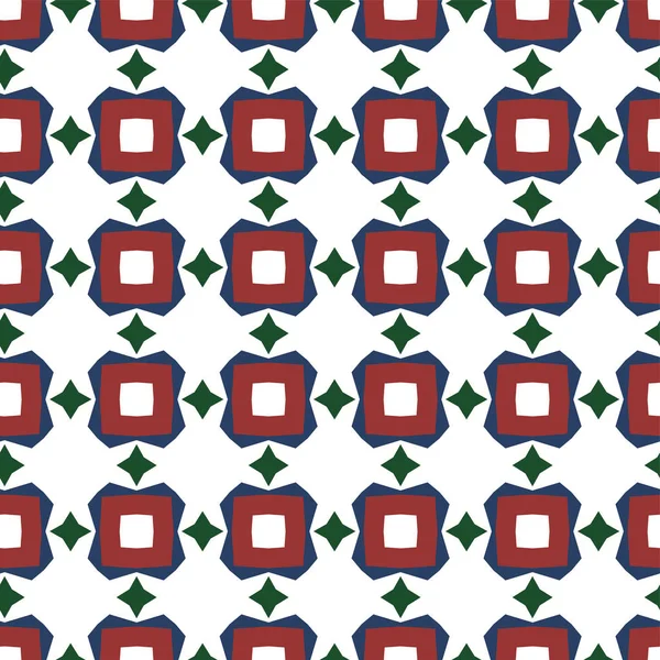 Motif vectoriel sans couture dans un style ornemental géométrique — Image vectorielle