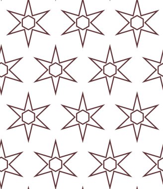 Dikişsiz geometrik süs vektör deseni. Soyut arka plan