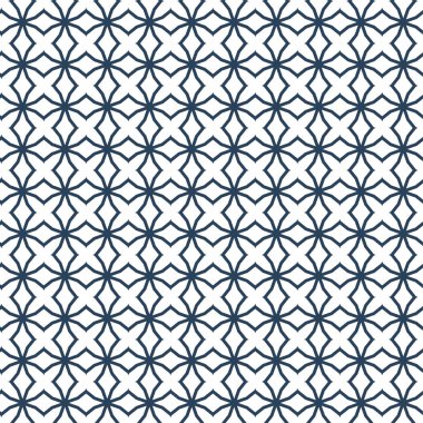 geometrik süsleme biçiminde kusursuz vektör deseni