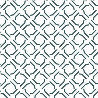 geometrik süsleme biçiminde kusursuz vektör deseni