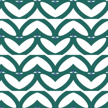 geometrik süsleme biçiminde kusursuz vektör deseni