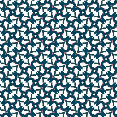 Kusursuz Vektör Deseni. Geometrik Süsleme Biçiminde Arkaplan DokusuName.