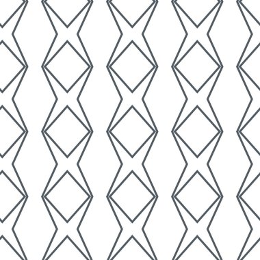 Geometrik süslemeli vektör deseni. Kusursuz tasarım dokusu.