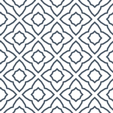 geometrik süsleme biçiminde kusursuz vektör deseni