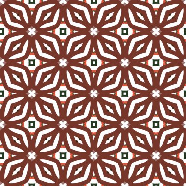 Kusursuz Vektör Deseni. Geometrik Süsleme Biçiminde Arkaplan DokusuName.