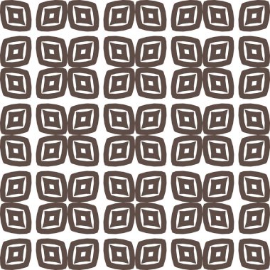 geometrik süsleme biçiminde kusursuz vektör deseni