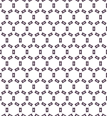 Geometrik süslemeli vektör deseni. Kusursuz tasarım dokusu.
