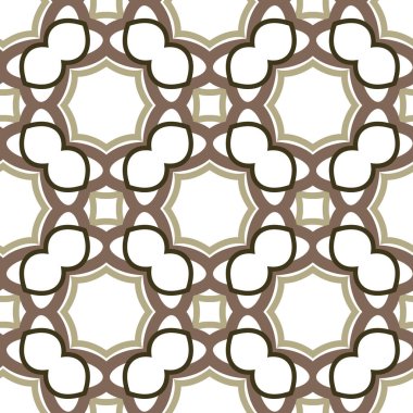 Kusursuz Vektör Deseni. Geometrik Süsleme Biçiminde Arkaplan DokusuName.