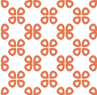 geometrik süsleme biçiminde kusursuz vektör deseni