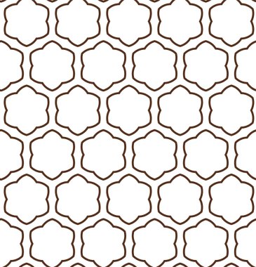 Dikişsiz geometrik süs vektör deseni. Soyut arka plan