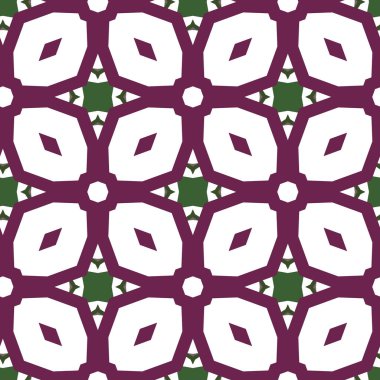 Dikişsiz geometrik süs vektör deseni. Soyut arka plan