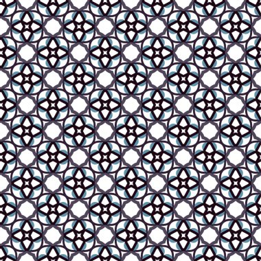 geometrik süsleme biçiminde kusursuz vektör deseni