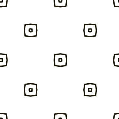 geometrik süsleme biçiminde kusursuz vektör deseni