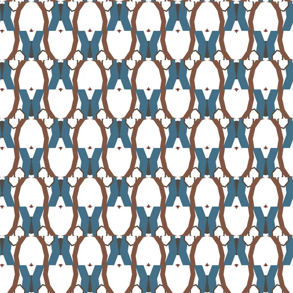 Naadloze vector patroon in geometrische ornamentale stijl — Stockvector