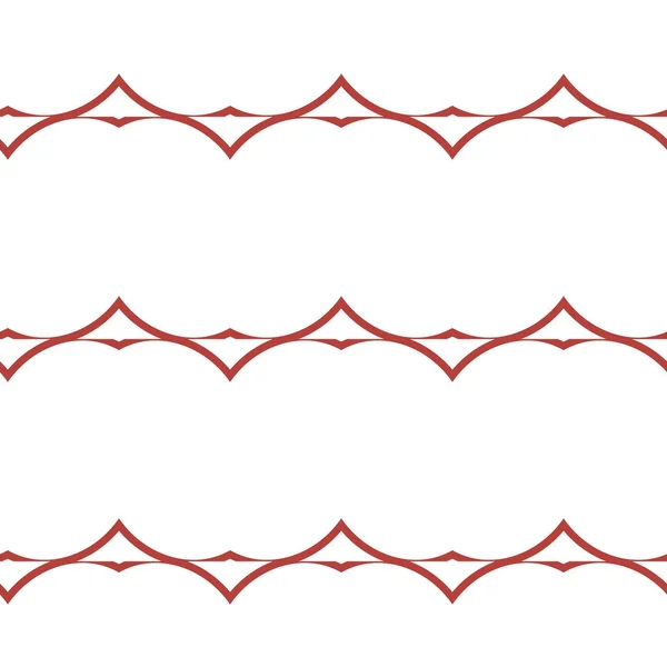 Motif vectoriel sans couture dans un style ornemental géométrique — Image vectorielle