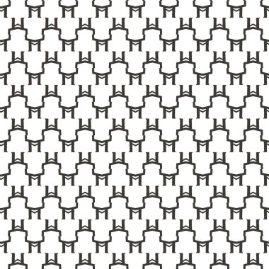 geometrik süsleme biçiminde kusursuz vektör deseni
