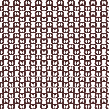 geometrik süsleme biçiminde kusursuz vektör deseni
