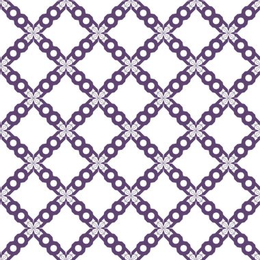 geometrik süsleme biçiminde kusursuz vektör deseni