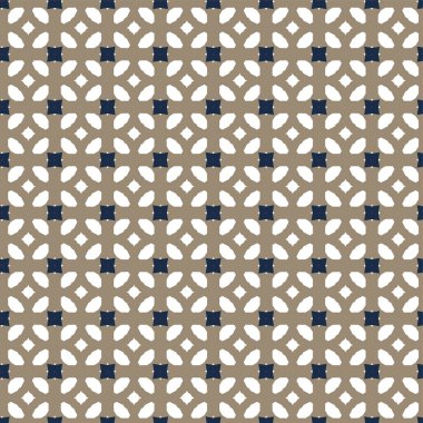 geometrik süsleme biçiminde kusursuz vektör deseni