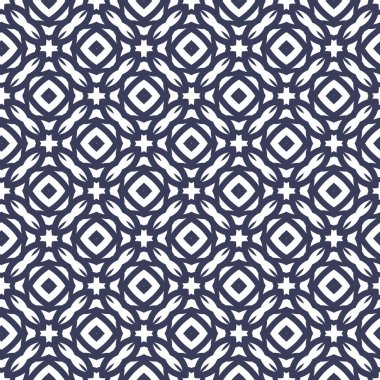 geometrik süsleme biçiminde kusursuz vektör deseni