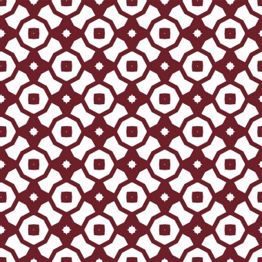 Geometrik süslemeli vektör deseni. Kusursuz tasarım dokusu.