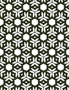 geometrik süsleme biçiminde kusursuz vektör deseni