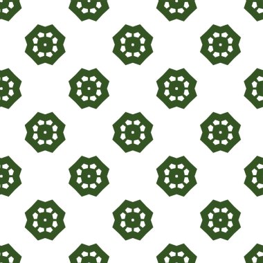 Kusursuz Vektör Deseni. Geometrik Süsleme Biçiminde Arkaplan DokusuName.