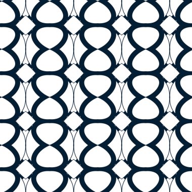 Geometrik süslemeli vektör deseni. Kusursuz tasarım dokusu.