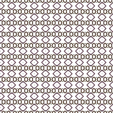 Geometrik süslemeli vektör deseni. Kusursuz tasarım dokusu.