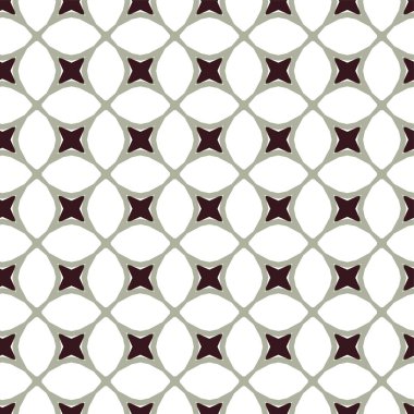 geometrik süsleme biçiminde kusursuz vektör deseni