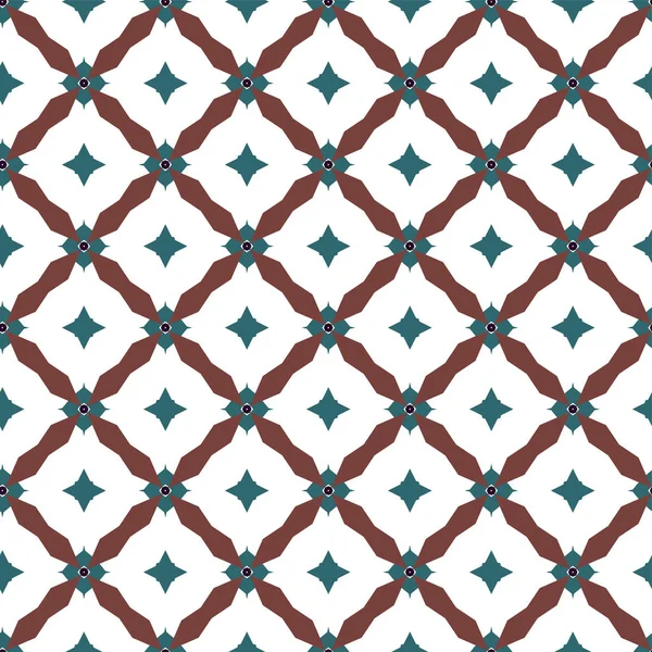 Geometrisches Ornamentales Vektormuster Nahtlose Design Textur — Stockvektor