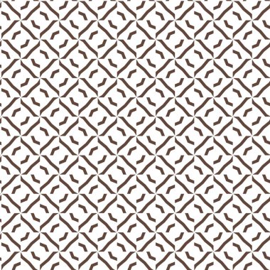 Geometrik süslemeli vektör deseni. Kusursuz tasarım dokusu.