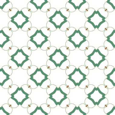 geometrik süsleme biçiminde kusursuz vektör deseni