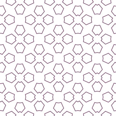 Dikişsiz geometrik süs vektör deseni. Soyut arka plan