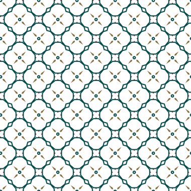 Geometrik süslemeli vektör deseni. Kusursuz tasarım dokusu.