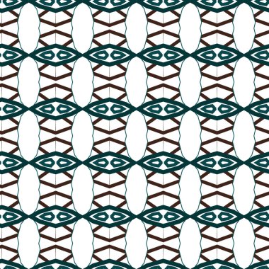 Kusursuz Vektör Deseni. Geometrik Süsleme Biçiminde Arkaplan DokusuName.