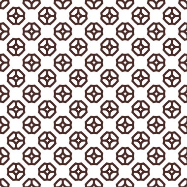Geometrik süslemeli vektör deseni. Kusursuz tasarım dokusu.