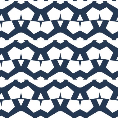 Geometrik süslemeli vektör deseni. Kusursuz tasarım dokusu.